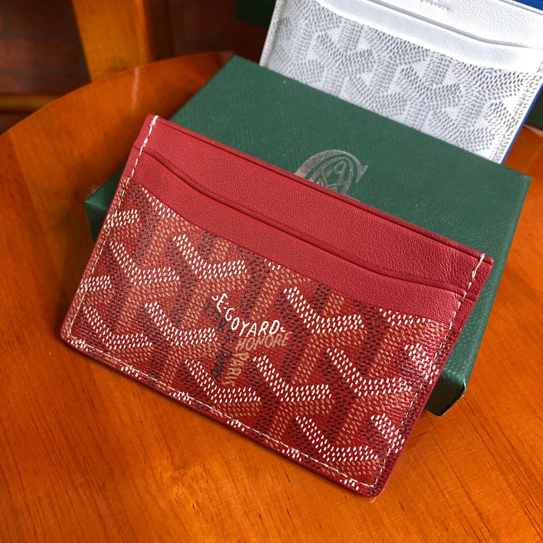 Goyard Card Holder - Red