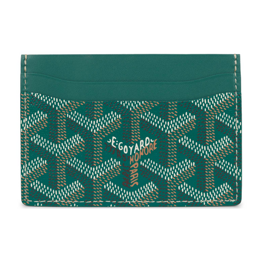 Goyard Card Holder - Green