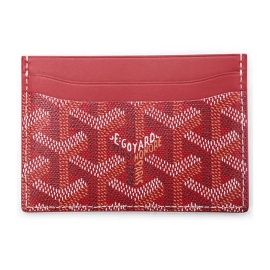 Goyard Card Holder - Red