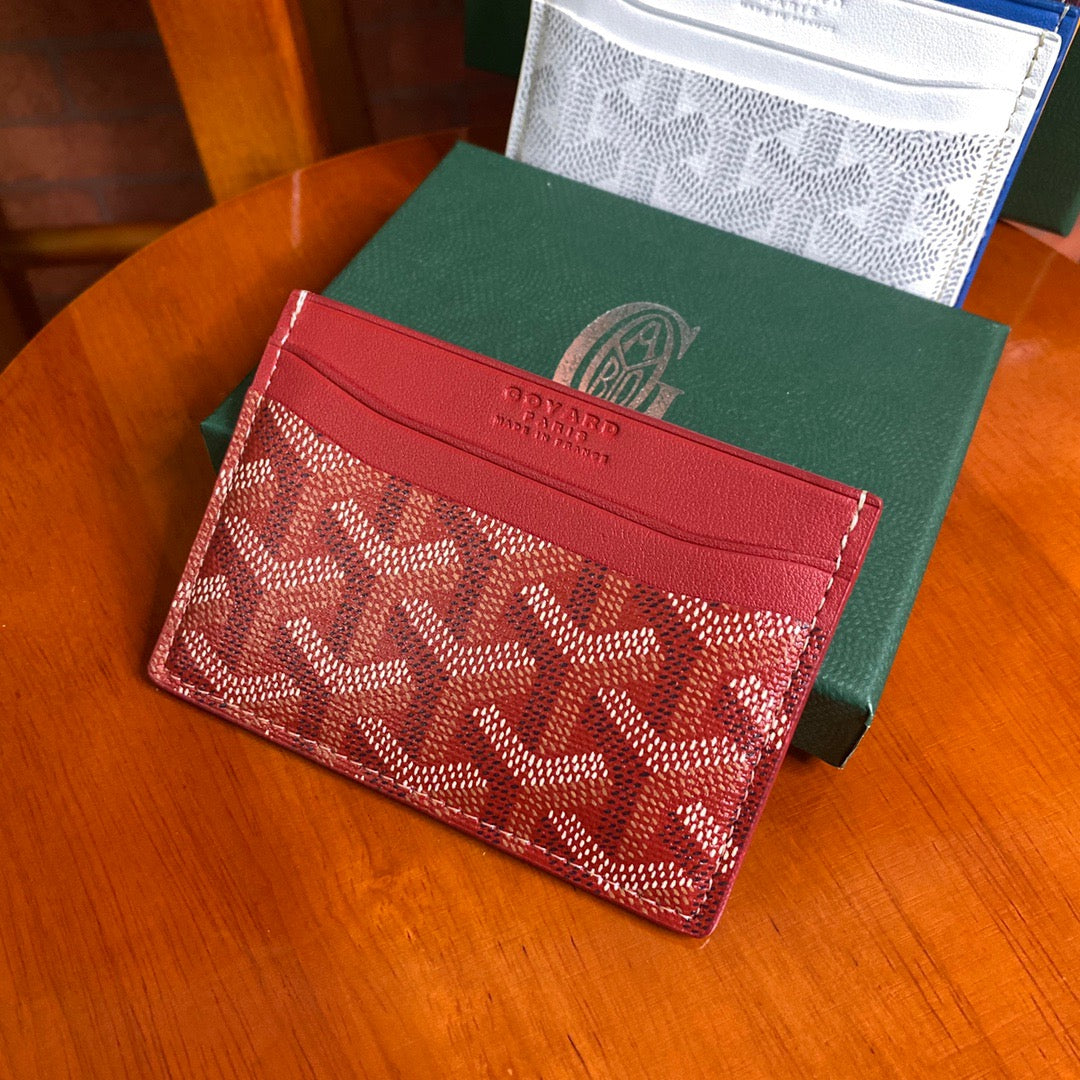 Goyard Card Holder - Red