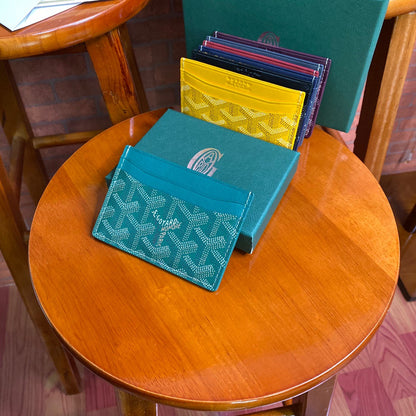 Goyard Card Holder - Green