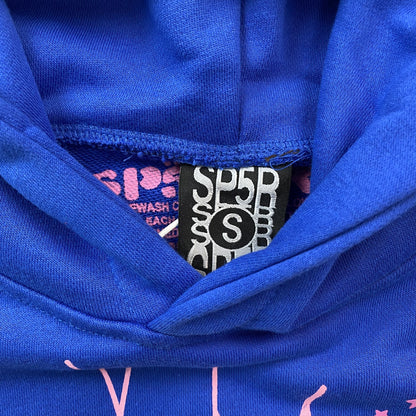 Sp5der Punk Hoodie - Blue