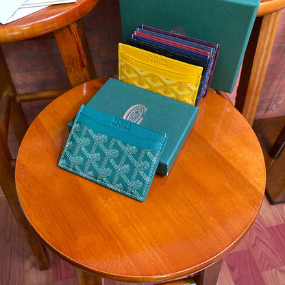 Goyard Card Holder - Green