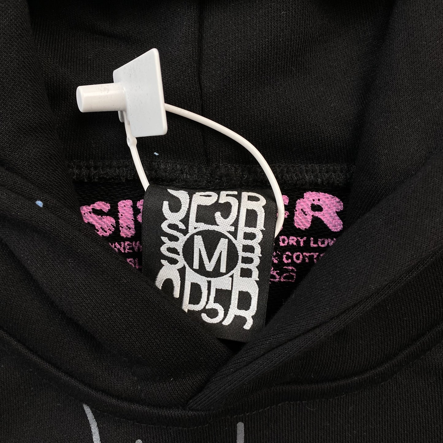 Sp5der Punk Hoodie - Black